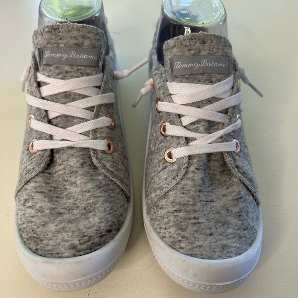 TOMMY BAHAMA No Tie Cozy Gray MEMORY FOAM Sneaker SHOES Womens Size 8 - Picture 7 of 10